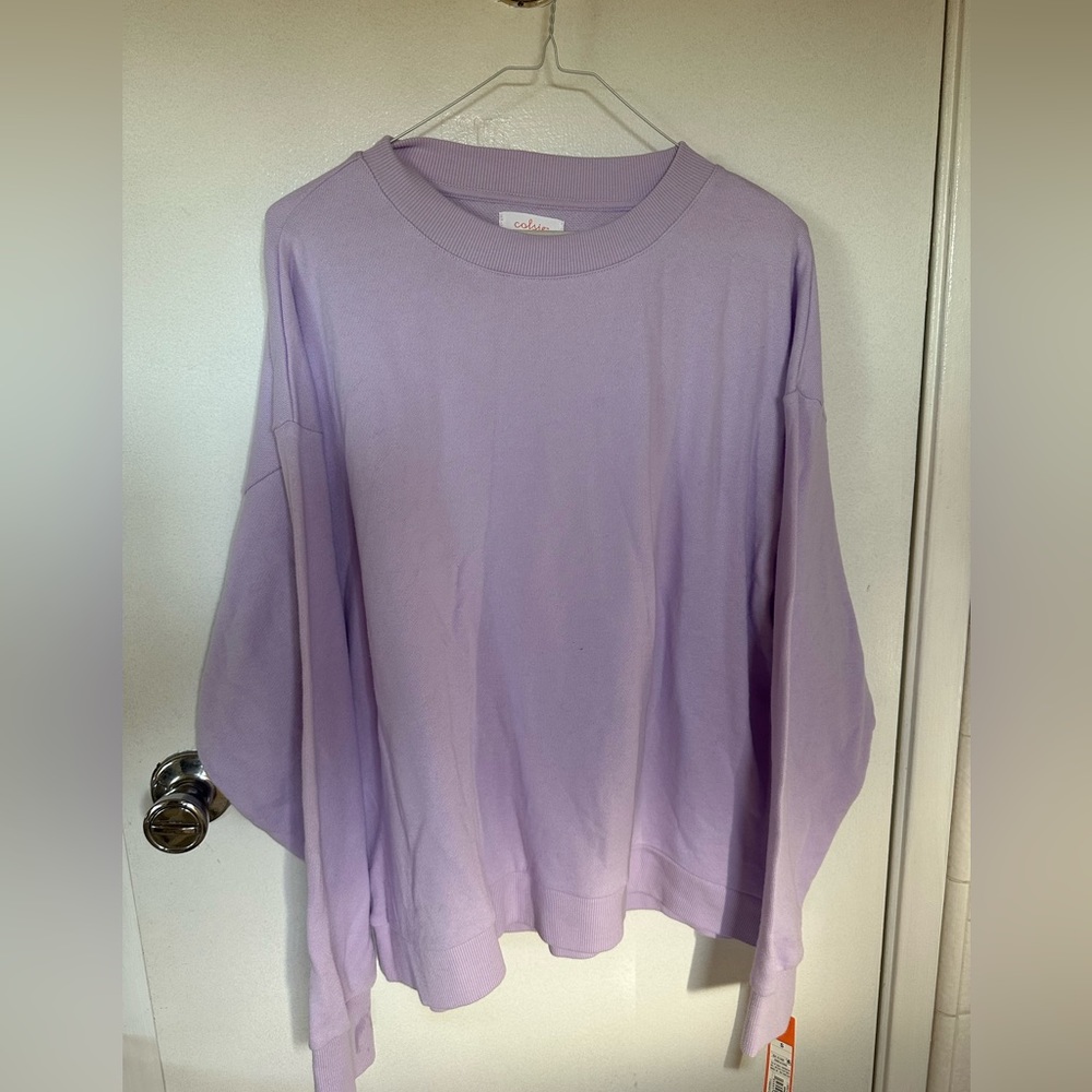 Lavender crew neck sweater